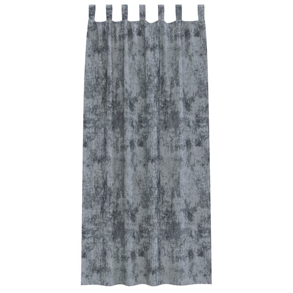Sammetsgardiner 2 pcs Silvergrå 225 x 140 cm Sammet