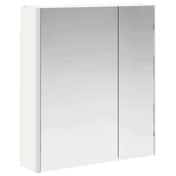 Badrumsspegelskåp Vit 63,5 x 15,5 x 70 cm Konstruerat trä
