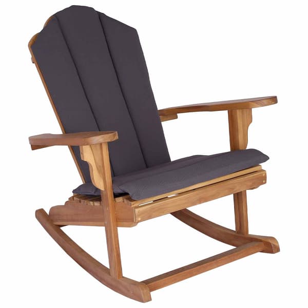 Trädgårds Adirondack Gungstol Naturlig 100% Polyester