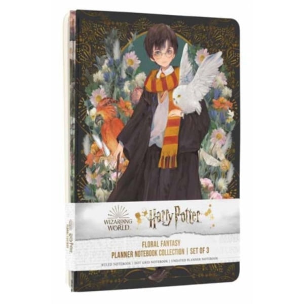 Harry Potter: Floral Fantasy Planner Notebook Collection (Set of 3) (häftad, eng)