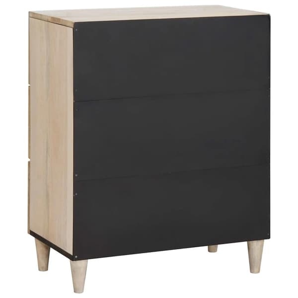 Sideboard Vit 60 x 33 x 75 cm massivt mangoträ