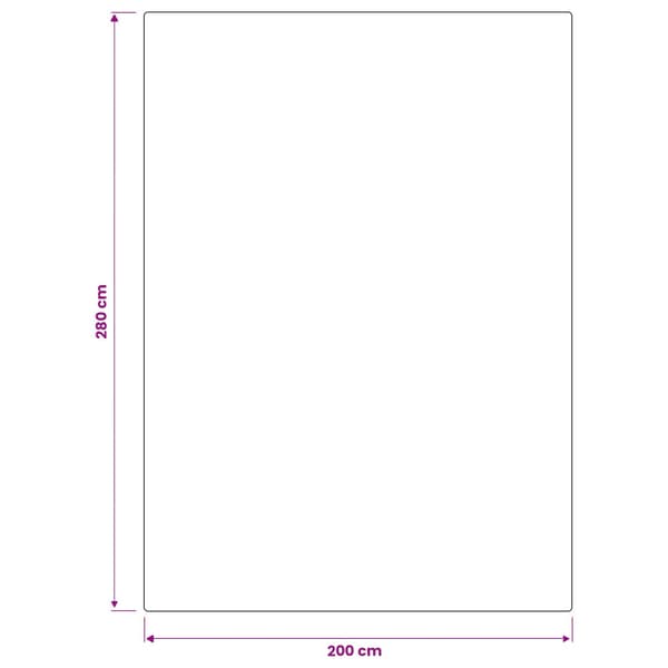 Matta IZA Beige 200 x 280 cm 100% Polyester Kort lugg