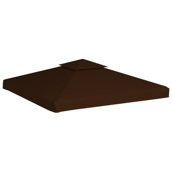 Paviljongtak med ventilering 310 g/m² 3x3 m brun
