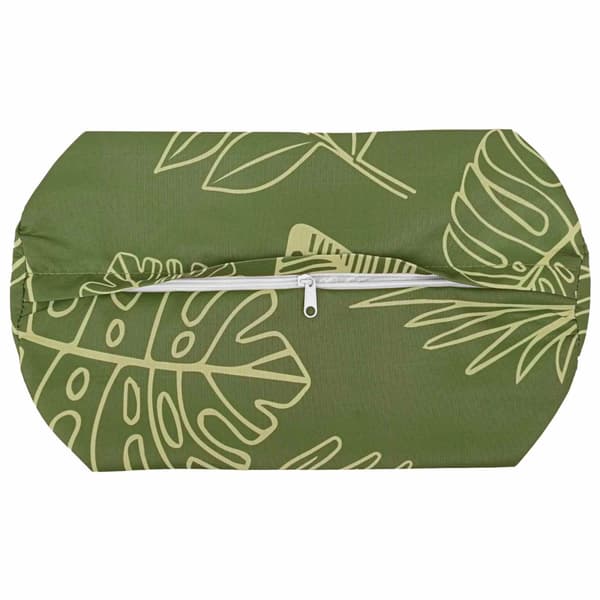 Kuddöverdrag 2 st HEERLEN Bladdesign Ø 15 x 40 cm Polyester