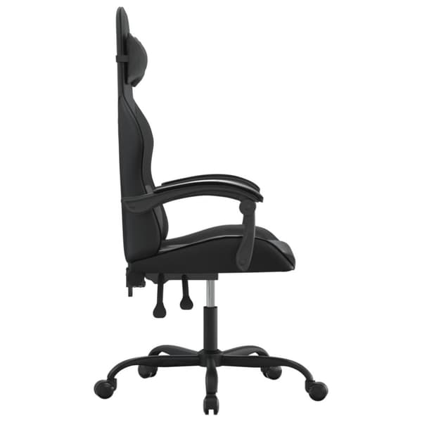 Gamingstol svart konstläder