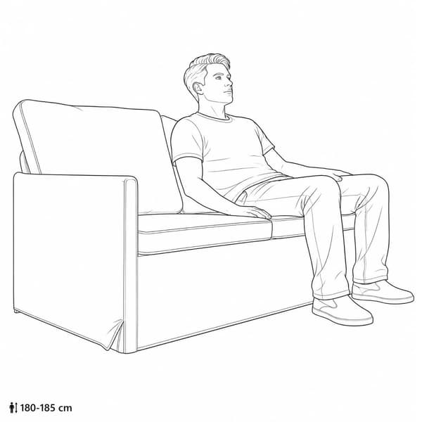Soffa för 2 personer Rosa 150 x 81 x 82 cm Sammet (V)