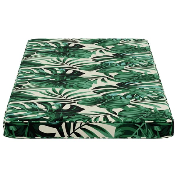 1-delad Bänk Kudde VUGHT 100% Polyester Bladmönster
