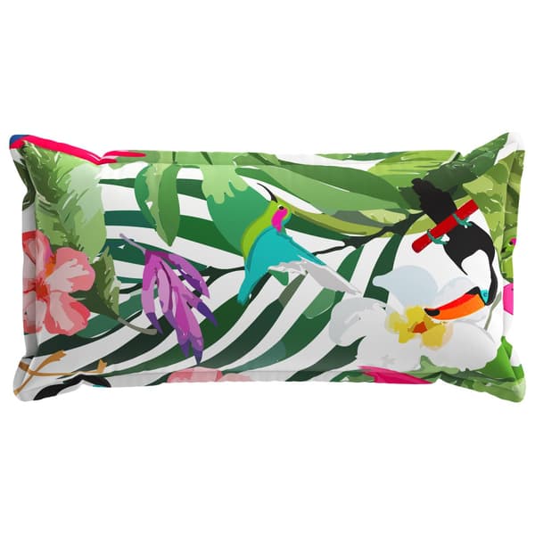 Kuddöverdrag 12 st HOUTEN Svart 40 x 80 cm Polyester
