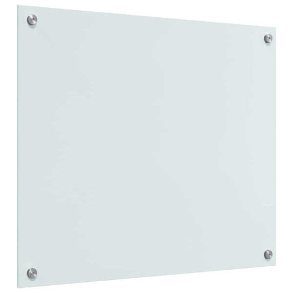 Köksskydd 2 pcs Vit 70 x 60 cm härdat glas