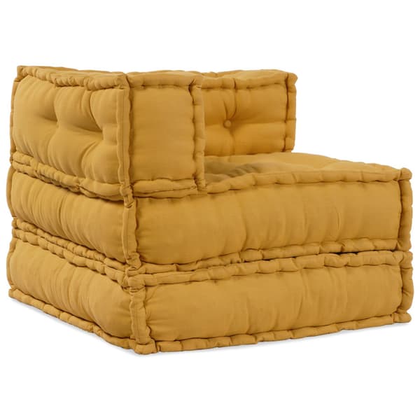Modulsofa enhet Tyg Gul 210 x 70 x 56 cm