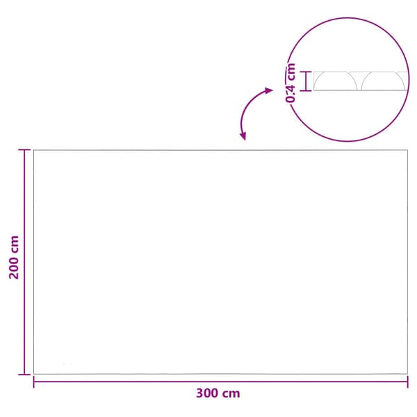 Poolöverdrag Extra Tung Blå 300 x 200 cm PE