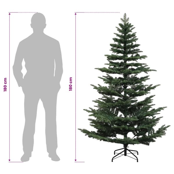 Plast Hingad Julgran 180 cm 300 LED-lampor Varmvit PE & PVC