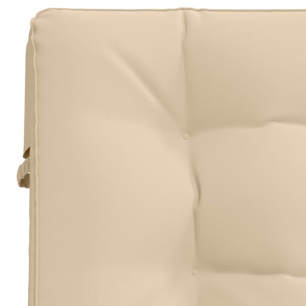 Solstol Kudde VIANEN 100% Polyester Gräddvit 200 x 90 x 8 cm