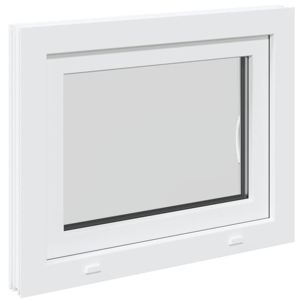 Källarfönster RISOR 50 x 55 cm PVC och glas