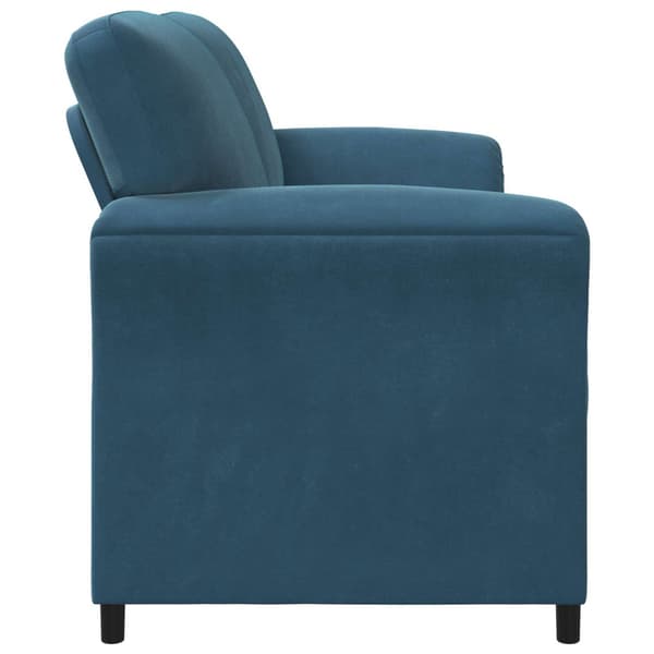 2-sits soffa Blå 138 x 83 x 95 cm Sammet