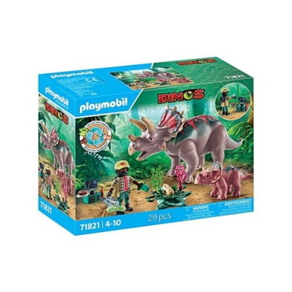 Playmobil - Triceratops Family (71821)
