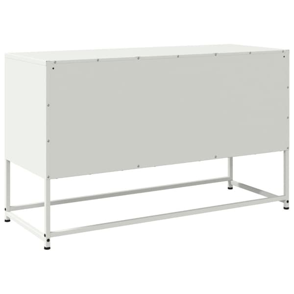 Högskåp senapsgul 100,5x39x107 cm stål