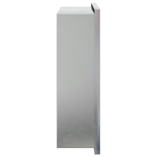 Duschnisch borstad silver 32x32x9 cm rostfritt stål