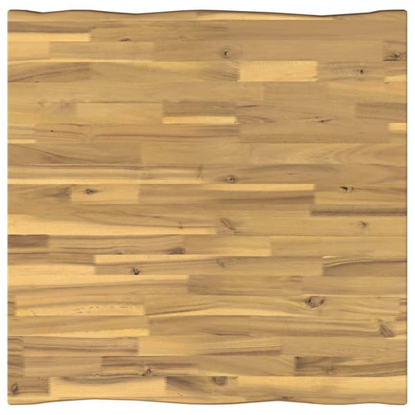 60 x 55 x 75 cm Massivt Akaciaträ Vit och svart Rektangulär