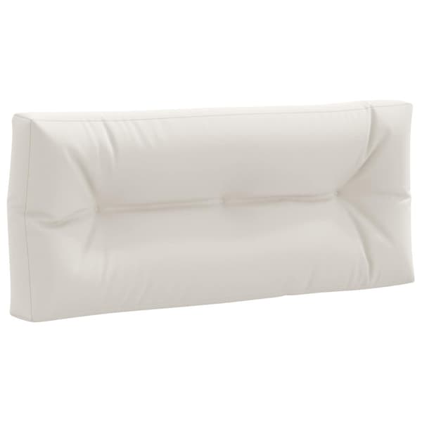 Pallryggkudde VIANEN 100% Polyester Vit 120 x 50 x 12 cm