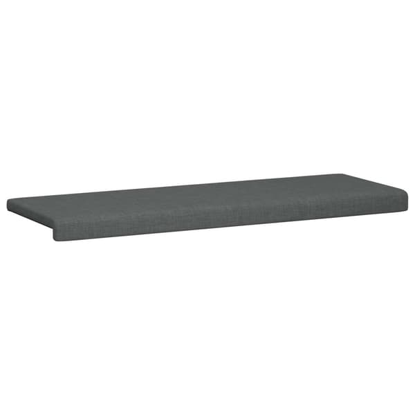 Bänk kudde Tyg Mörkgrå Djup 35 cm