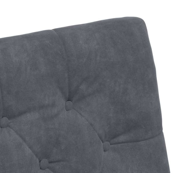Matstolar med hjul 2 pcs Mörkgrå 58 x 67 x 97 cm Sammet