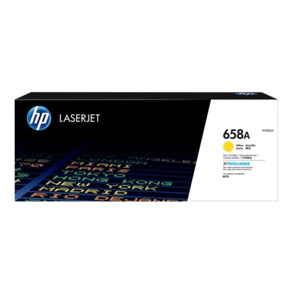 HP 658A - gul - original - LaserJet - tonerkassett (W2002A)