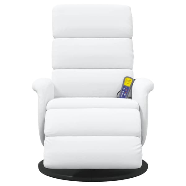 Reclinerfåtölj Vit PU
