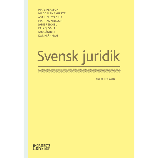 Svensk juridik (häftad)
