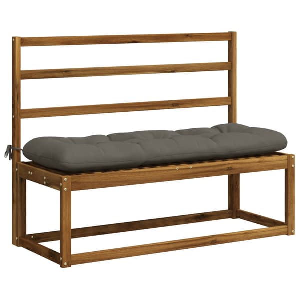 2-delade Bänk Kuddar VIANEN 100% Polyester Grå 100 x 40 x 12 cm