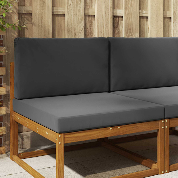 Utomhus Soffa Kudde 2 pcs Antracit Polyester