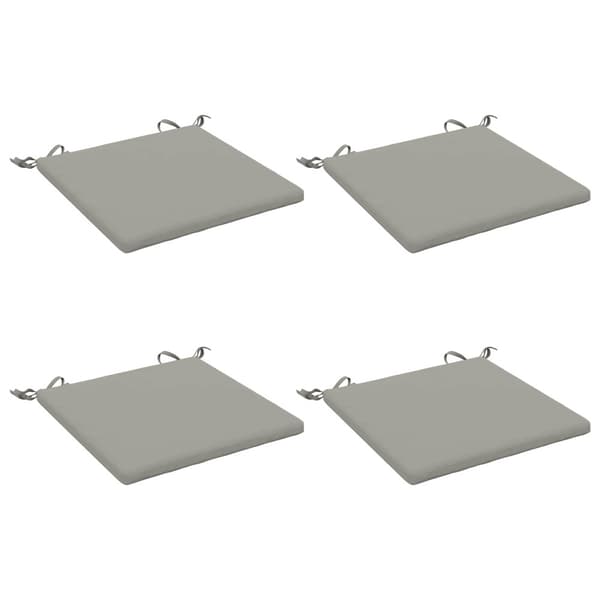 4-delade Sittdynor SOEST 4 st 100% Polyester Grå 40 x 40 x 3 cm