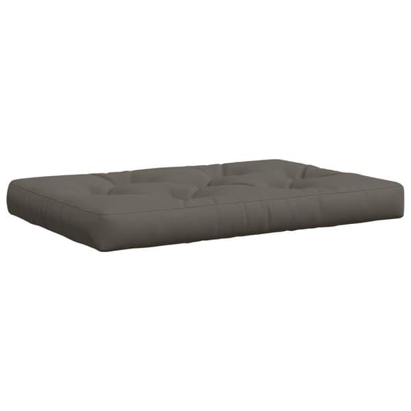 Pallkudd VIANEN 100% Polyester Grå 120 x 60 x 12 cm
