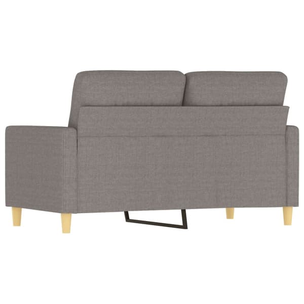 2-sitssoffa taupe 120 cm tyg
