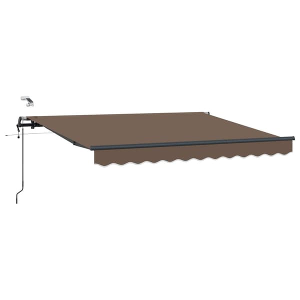 Markis tyg Taupe 450 × 350 cm Polyester