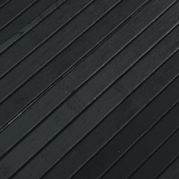 Rumsavdelare svart bredd 800 cm höjd 165 cm bambu