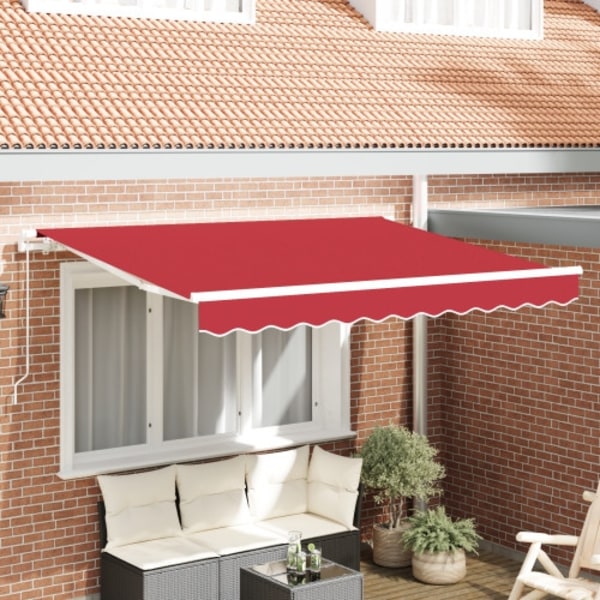 Markis Ersättningstyg för 3.5x2 m Ram Röd