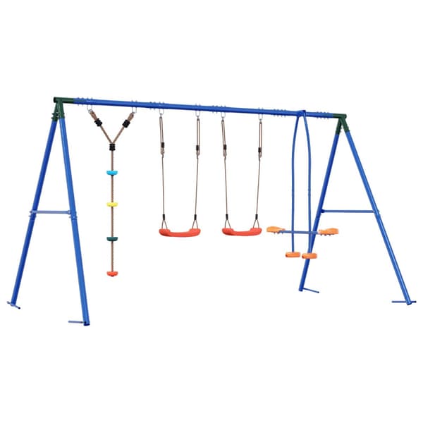Utegunga set Flerfärgsdesign Stål och PE