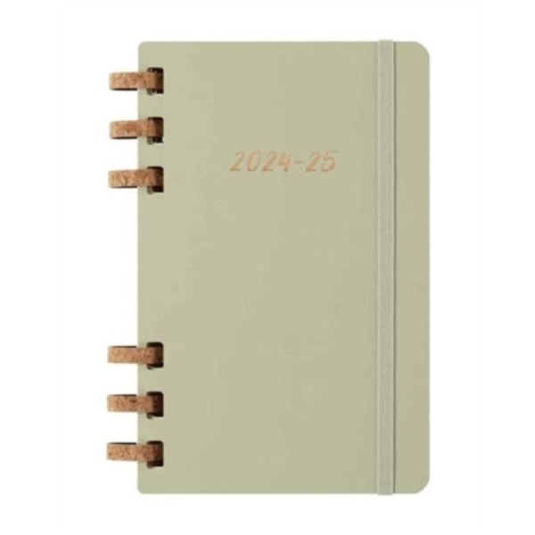 Moleskine 2025 12-Month Large Hardcover Academic Spiral Planner: Kiwi