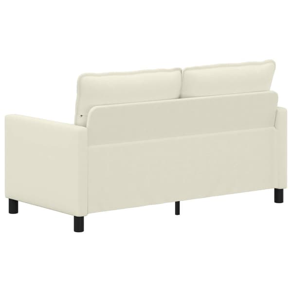 Soffa Gräddvit 156 x 81 x 87,5 cm Tyg