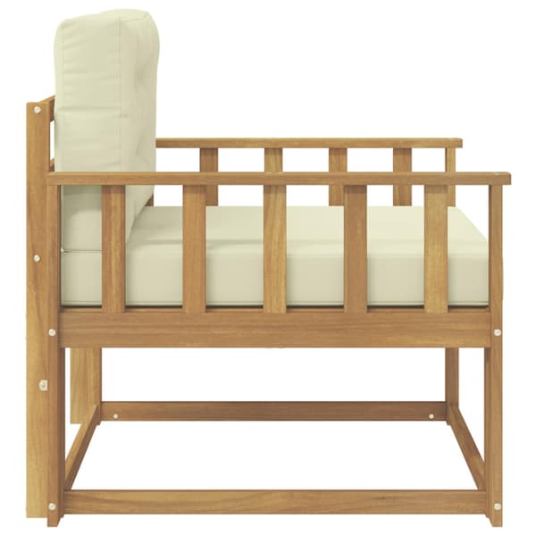 Utomhus Mellansoffa Polyester Vit