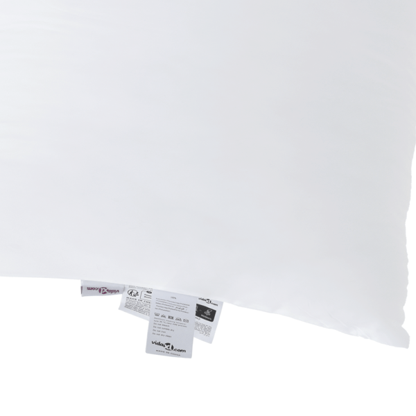 Duntäcke med kudde 3 pcs Vit Mikrofiber