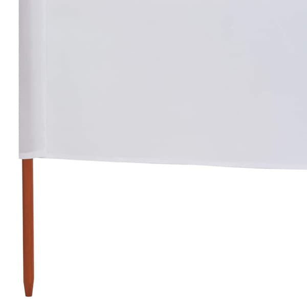 Vindskydd 9 paneler tyg 1200x80 cm sandvit