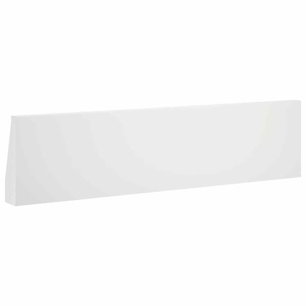 Stödvägg 6 st 80 x 12 x 50 cm Stål Vit