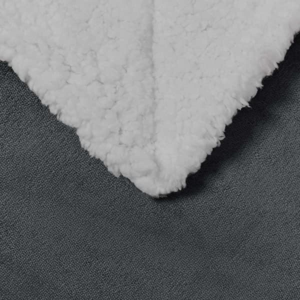 Kastfilt Mörkgrå 130 x 150 cm Fleece