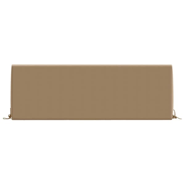 Ryggkudde SOEST 100% Polyester Taupe 120 x 20 x 40 cm