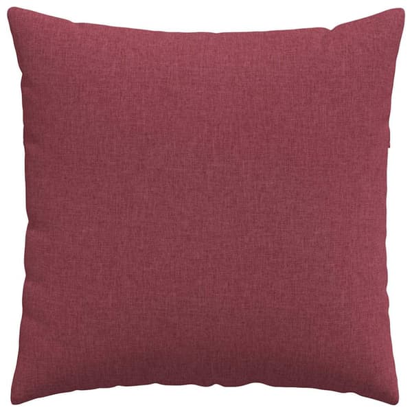 Sofakuddar 2 pcs Vinröd 80 x 80 cm tyg