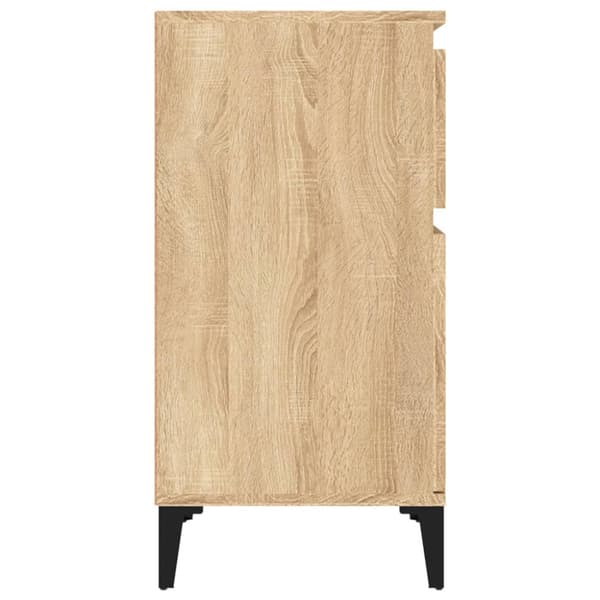 Sängbord sonoma-ek 2 st 40x35x70 cm