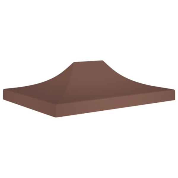 Tak till partytält 4x3 m brun 270 g/m²