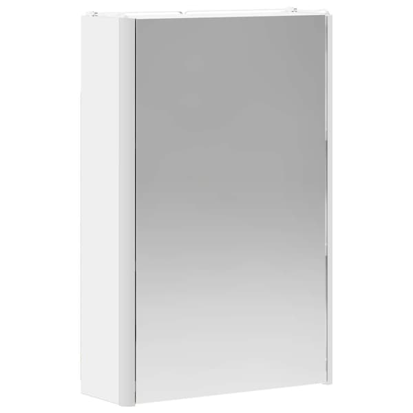 Badrumsspegelskåp Vit 33 x 11,5 x 50 cm Konstruerat trä
